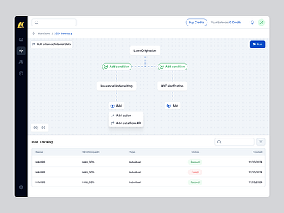 SaaS - Workflow builder builder complex dashboard design saas ui workflow