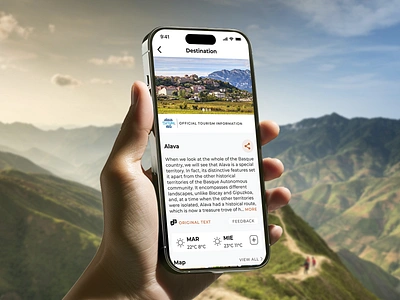 Alava (Inventrip Destination) android app graphic ios tourism tourist travel traveler ui ux