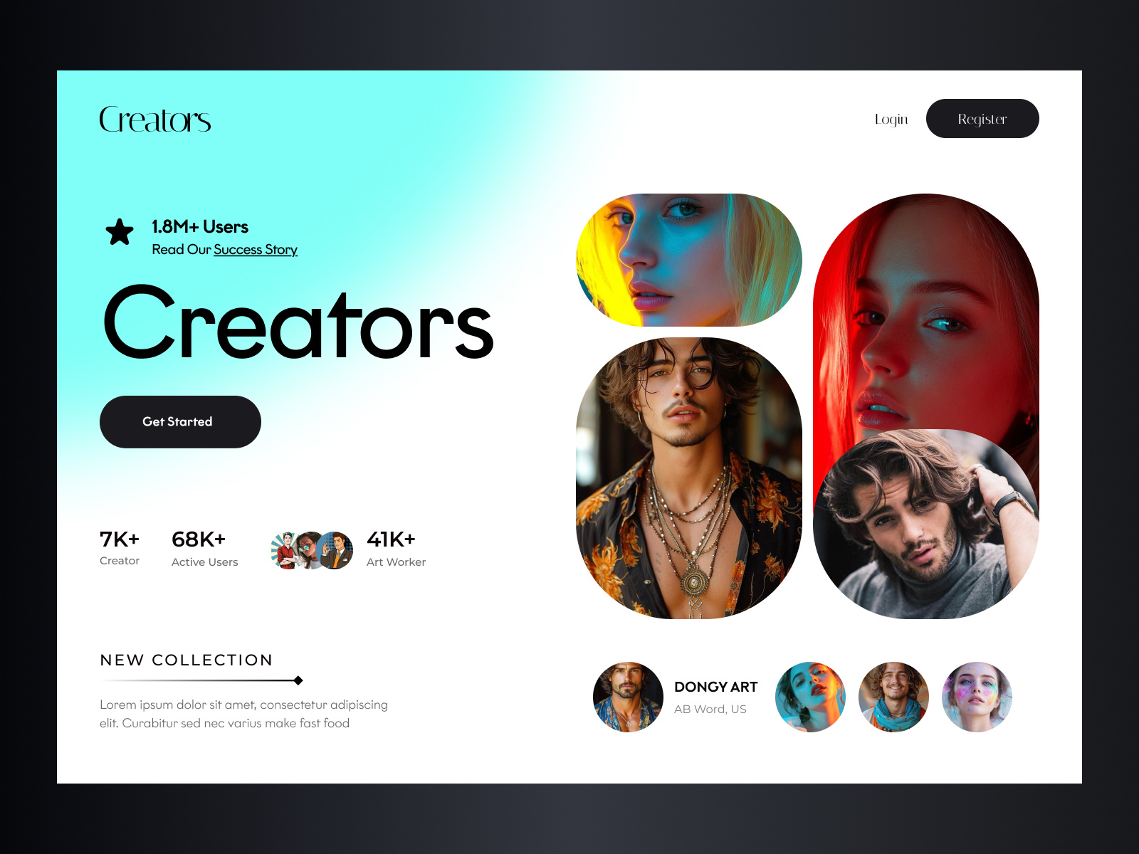 Example of Website Design UI/UX (25 Screens)