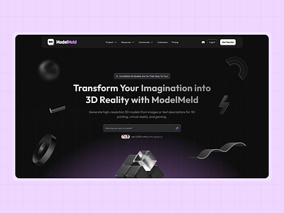 ModelMeld - AI for 3D models 3dmodeling 3dprinting ai3ddesign gamedesign imageto3d modelmeld textto3d virtualreality