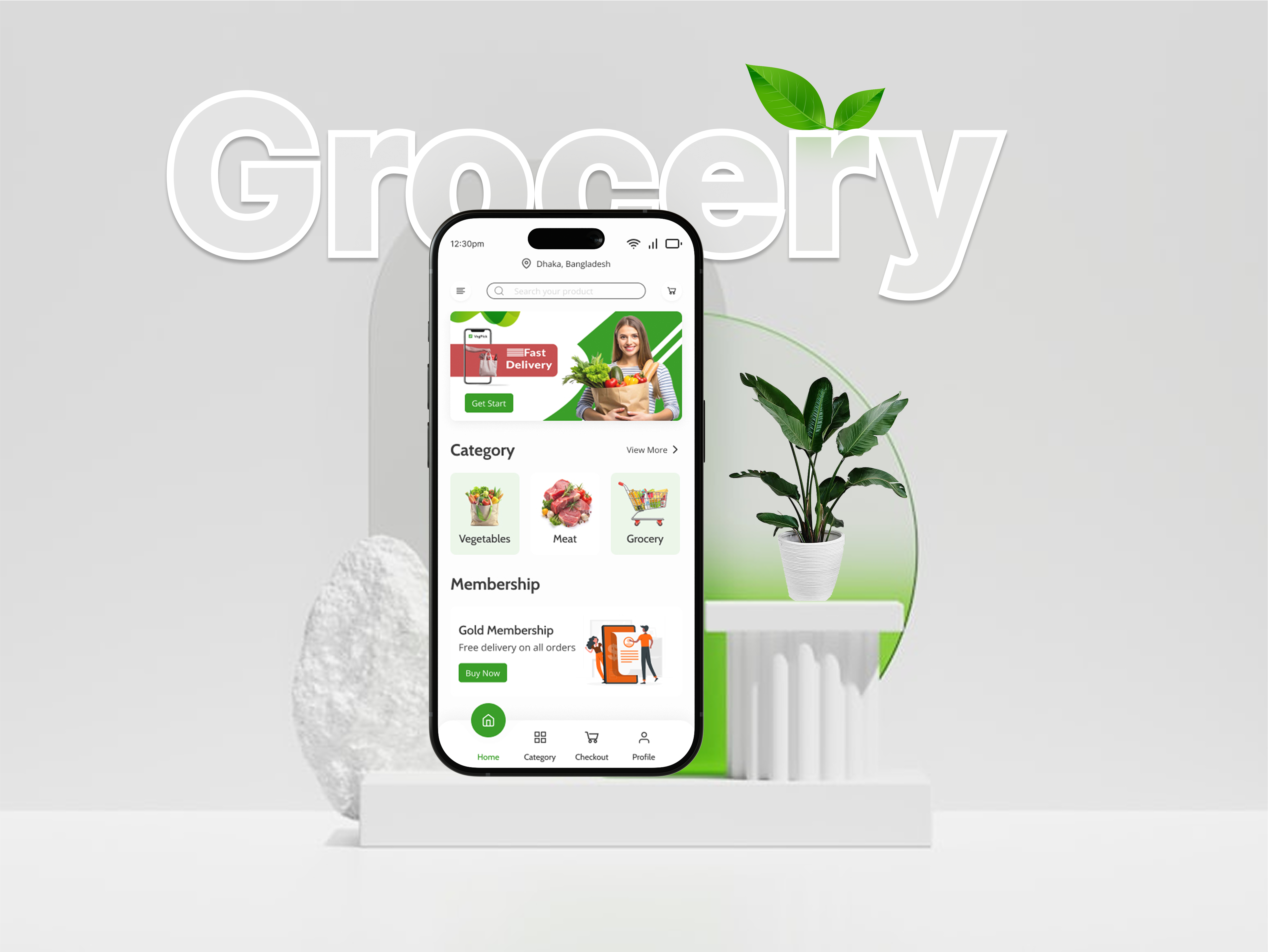 UI/UX Case Study | Vegeta Grocery app app design branding case study design figma design grocery app organic food shopkepers shopping ui design uiux ux case study ux design vegetable vegpick
