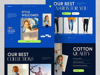 Ecommerce Website ecommerce ecommerce landing page ecommerce website fashion trendy web design website