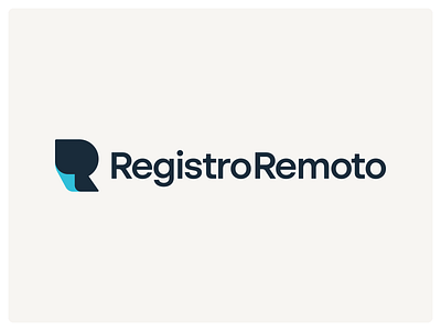 RegistroRemoto brand branding business design identity logo logo design mark minimal register remote