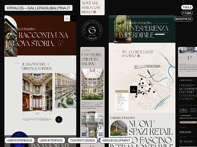 Galleria Subalpina - Web Design & Development branding design elementor illustration ui ux web design web development