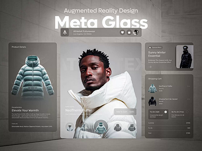 Meta GIasses - imagine shopping in augmented reality 🕶 ar ardesign arinterface augmentedreality creativetechnology designinspiration ecommerceinnovation futuristicfashion metaglass nextgendesign smartglasses spatia spatialui techinnovation uiuxdesign virtualtryon