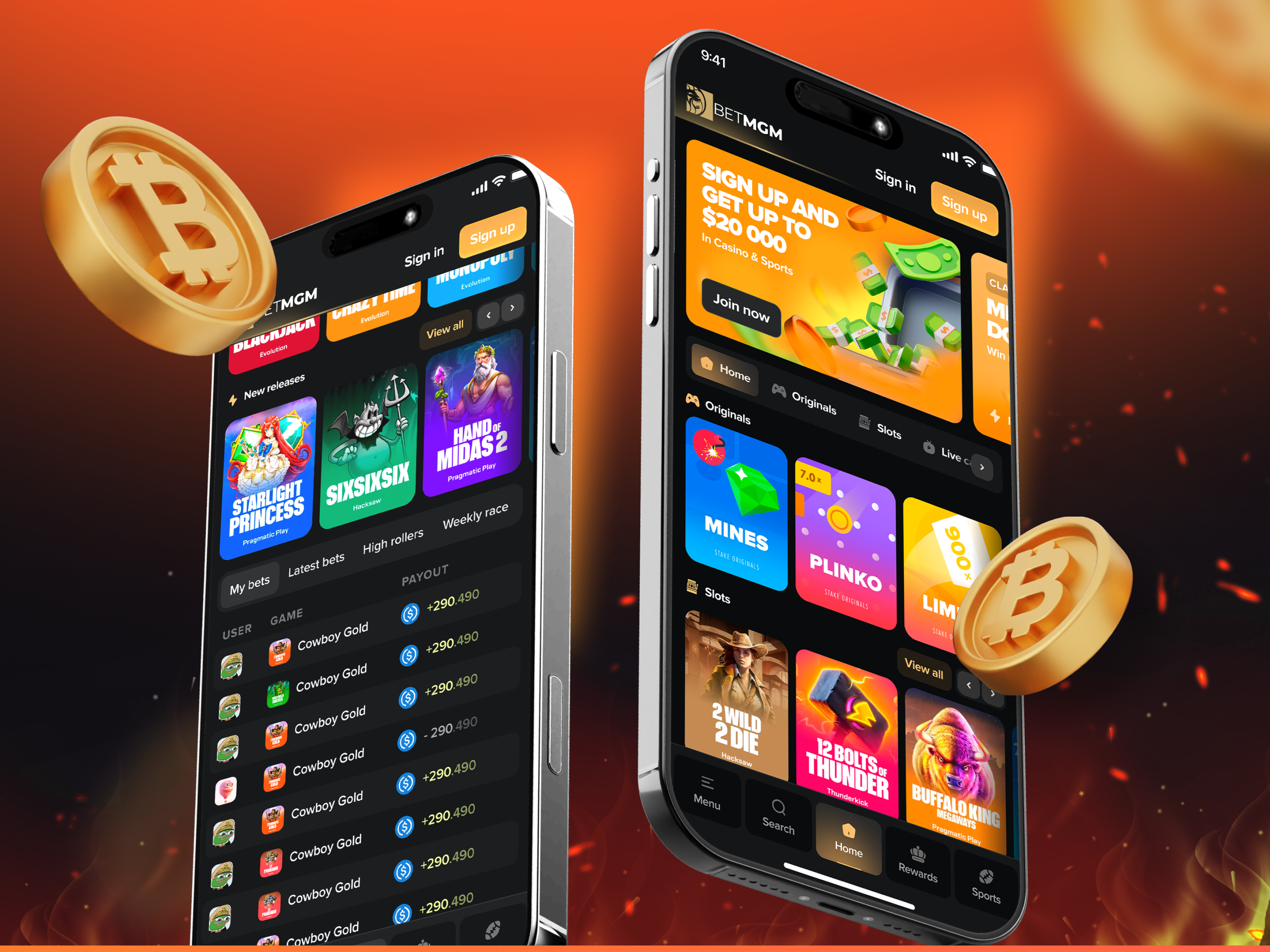Example of Casino app