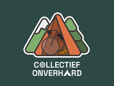 Logo bikepacking organisation branding font logo