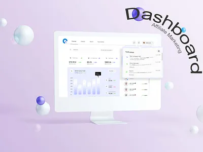 Affiliate marketing Dashboard affiliate branding dashboard design typography ui uiux ux