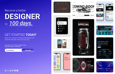 Daily UI #100 100 challenge dailyui redesign