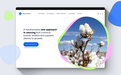 The Sourcery Website Design blue concept figma graphic design ui webdesign website