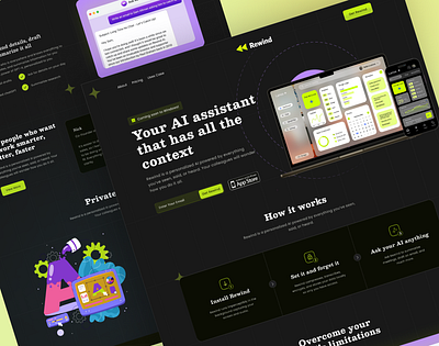 Ai Landing Page ai ai ui kit ai website ui