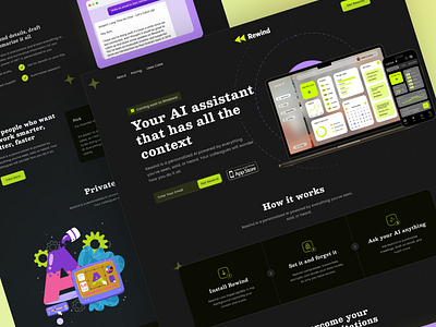 Ai Landing Page ai ai ui kit ai website ui