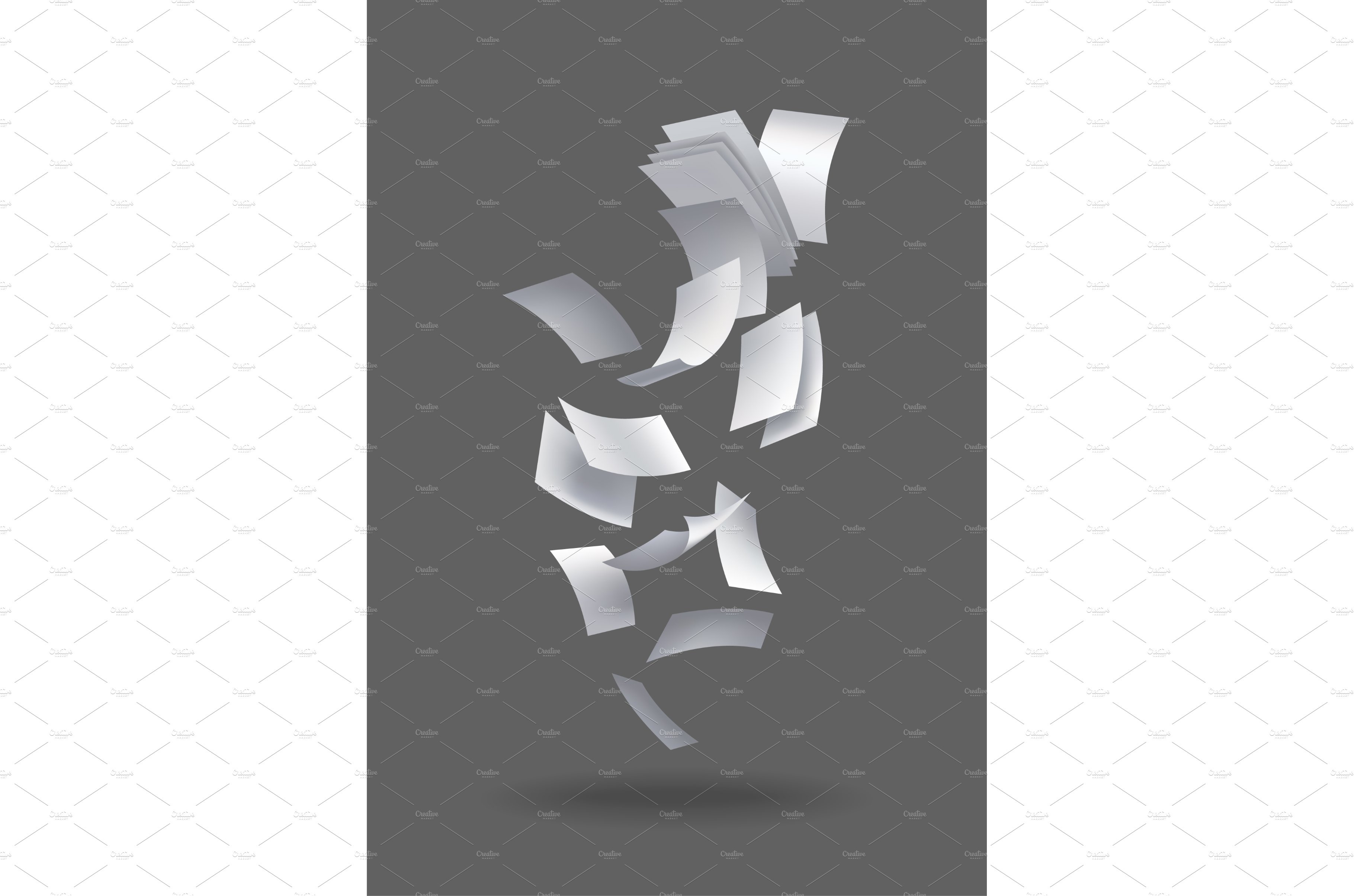 Realistic falling paper sheets by Liubomyr on Dribbble