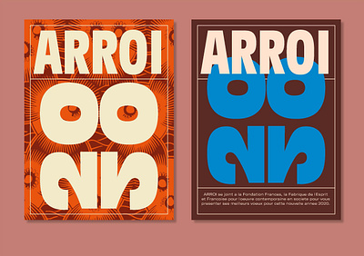 ARROI branding graphic design logo pattern