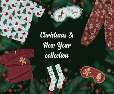 Christmas & New Year collection for the home adobe photoshop graphic design product design surface design textile design