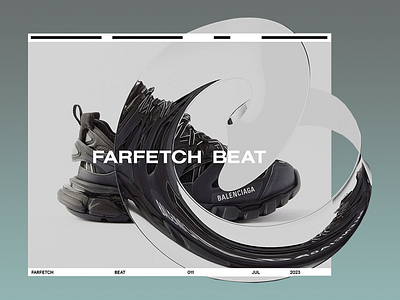 FARFETCH BEAT : E-Commerce Landing Page app app design assistant branding creativity design designer designposter fashion logo luxury market modern shoes shop store trends ui web website