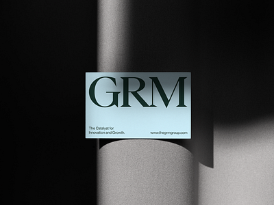 GRM | Visual Identity brand branding design graphic design logo typography ui