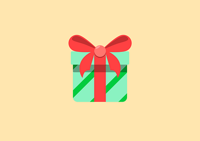 Presents! art christmas colors design gradient graphic design green highlights illustration lights logo pearl present presents red shape shapes square warm