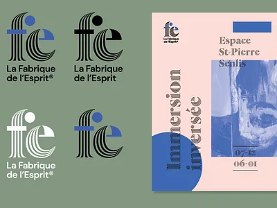 La Fabrique de l'Esprit art branding graphic design logo poster typography