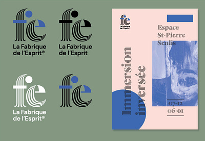 La Fabrique de l'Esprit art branding graphic design logo poster typography