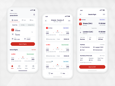 Flight Booking App UI Design book booking app booking system clean ui filter flight flight booking flight search ios design minimal design mobile app modern design plane travel app travel experience trip planning ui design user interface ux design