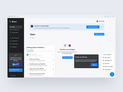 Bravo Studio Onboarding ai apps banner checklist conversion database empty figma forms home import launch nocode onboarding product profile tooling tooltips ui videos