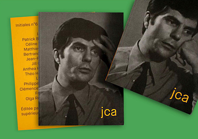 Revue Initiales #6 — JCA art graphic design magazine typography