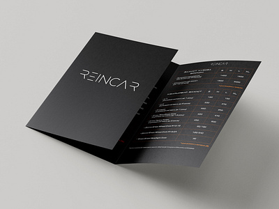 Detailing Space REINCAR • Price list branding graphic design logo ui