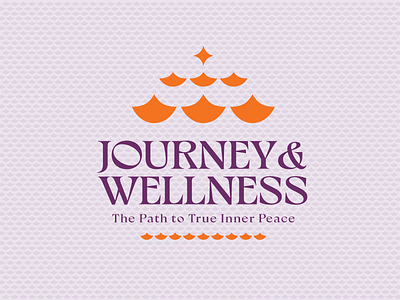 Journey & Wellness Brand Identity brand identity branding center depth eastern graphic design hypnosis india lockup logo mark meditation path peace star symbol tranquility wellness yoga