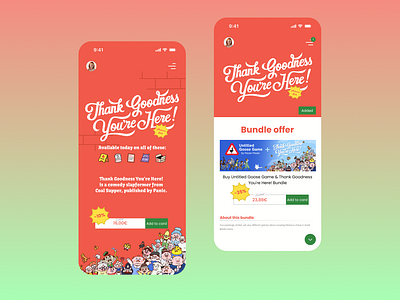 Daily UI #036 Special Offer app app design daily ui dailyui design digital design gaming app illustration product design special offer thank godness youre here ui ui design uiux ux video game