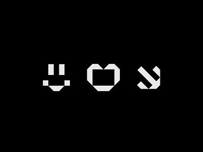 Minimal Icons arrow branding direction heart identity logo mark negative space sentiment smile symbol visual identity