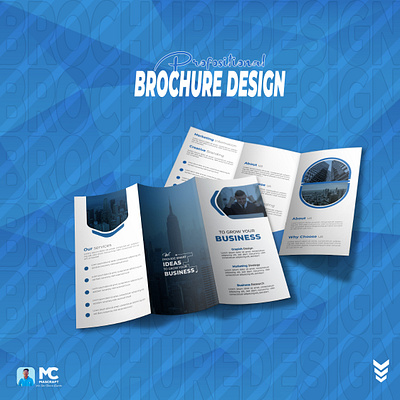 Professional Trifold Brochure Design ✨ beautiful branding brochure brochure design client work company profile content corporate design graphic design marketing professional social media tempelet vairal