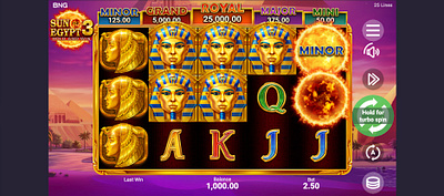 Sun of Egypt 3 Slot