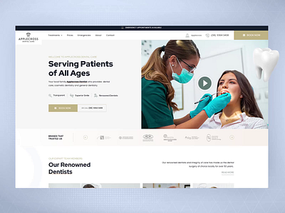 Web Design ( UI & UX ) for Dental Center branding cleandesign dentaidesign dribbbleshots figma graphic design healthcaredesign landingpage minimaldesign moderninterface responsivedesign ui uidesign uiuxdesign userexperience userinterface ux uxdesign webdesign website