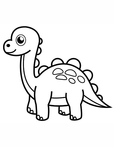 Dinosaur Coloring Pages 3d animation branding coloring design graphic design illustration mime motion graphics ui