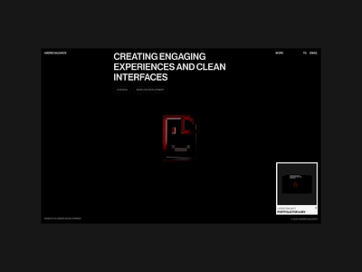 Portfolio design [Release] design motion graphics portfolio ui