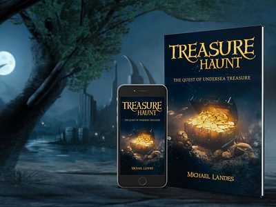 Treasure Haunt 3d book mockup amazon kdp book book cover book cover art book cover design book cover designer book cover mockup book design ebook ebook cover epic epic book epic book covers epic bookcovers epic covers fantasy book cover paperback professional book cover treasure haunt