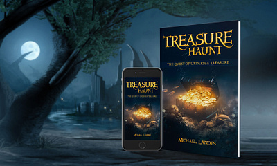 Treasure Haunt 3d book mockup amazon kdp book book cover book cover art book cover design book cover designer book cover mockup book design ebook ebook cover epic epic book epic book covers epic bookcovers epic covers fantasy book cover paperback professional book cover treasure haunt