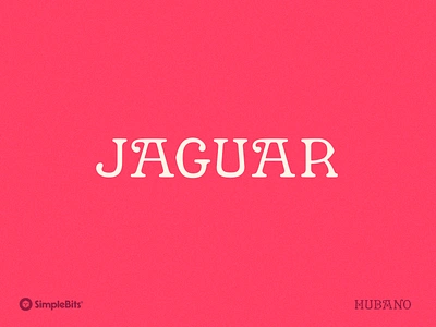 Jaguar display font sbfonts serif type typedesign