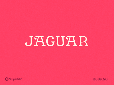 Jaguar display font sbfonts serif type typedesign