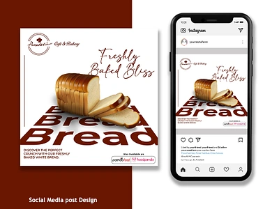 Bakery Bread poster design bakery bakery design branding bread display bread post design bread social media post design flat design flyer design graphic design illustration social media design social media post social media poster