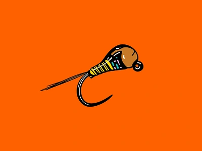 Quill Perdigon branding camp fish fishing fly fly fishing graphic design hike illustration outdoor perdigon quill trout