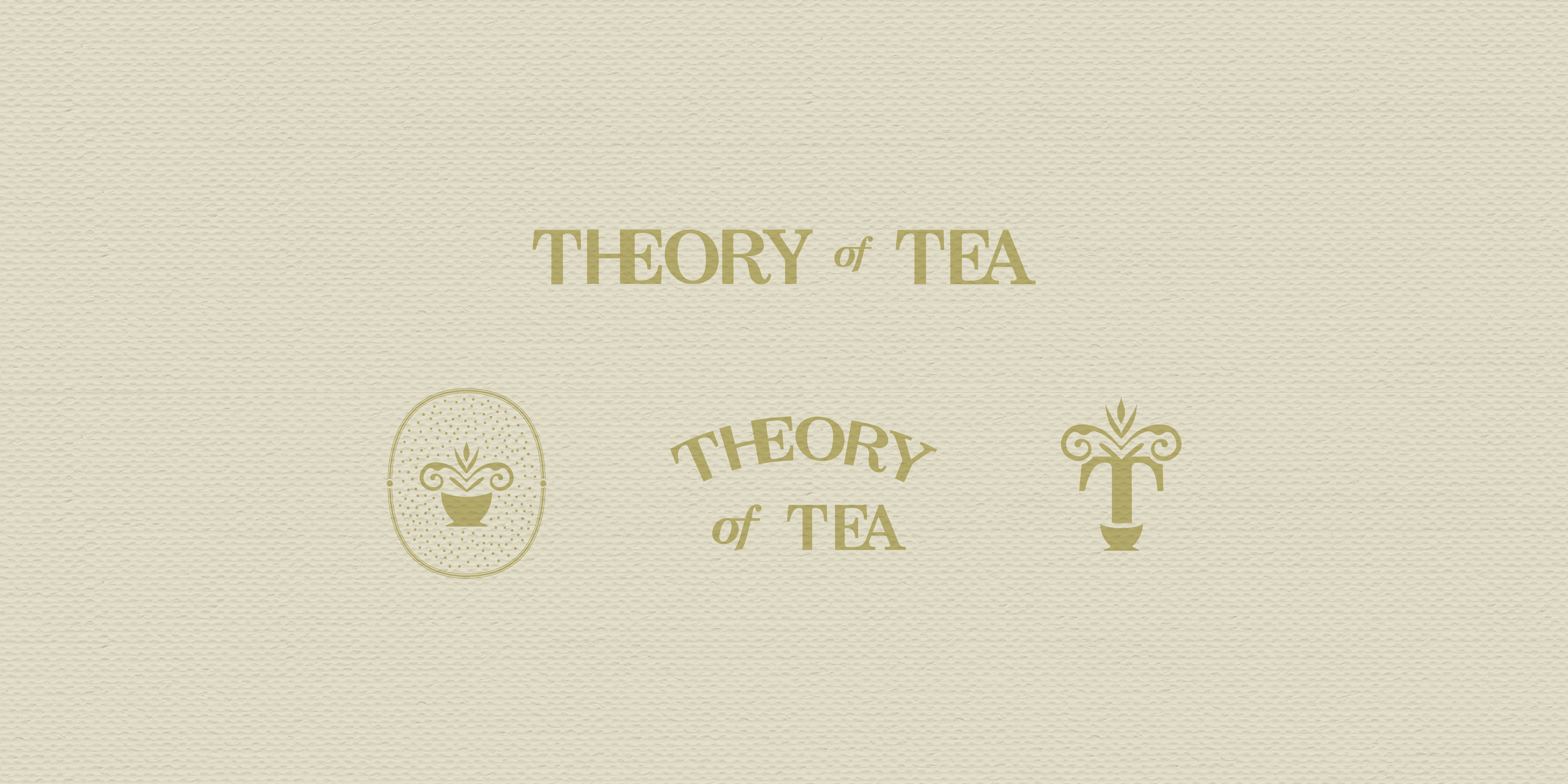 Theory of Tea: Brand Identity + Label Design brand identity label design tea branding tea house identity tea menu