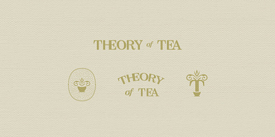 Theory of Tea: Brand Identity + Label Design brand identity label design tea branding tea house identity tea menu