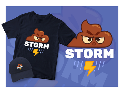 💩 Storm 🌩️ affinity designer character design emoji illustration sticker