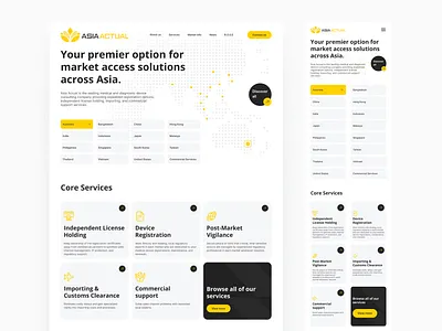 Medical Device Sales Website Redesign animation illustration landing page logo ui ux website wordpress