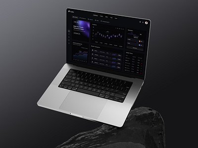 Cryptox - Crypto Dashboard crypto cryptocurrency dark theme dashboard design responsive ui ux web design