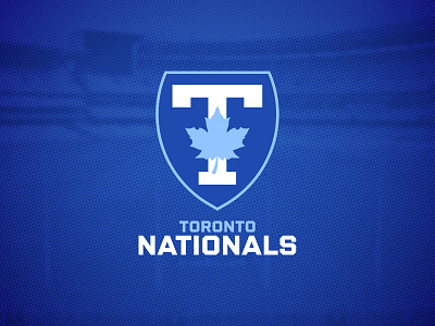 Toronto Nationals afl australian rules football branding crest design football footy graphic design leaf logo maple leaf t toronto vector