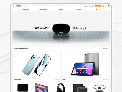 Amazon eCommerce App app branding design figma graphic design illustration logo ui ux vector