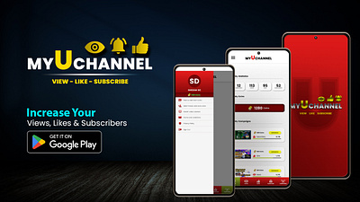 Store Listing design for myUchannel app: app screenshots mobile app ui user experience user interface ux research